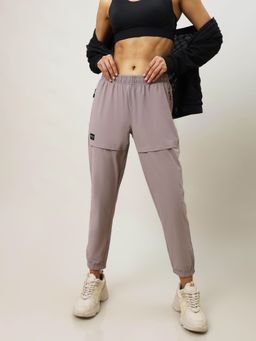 Technosport - Purple Solid Relaxed Fit Joggers