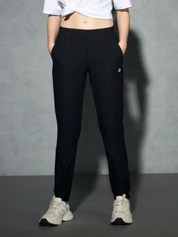 Technosport - Black Solid Relaxed Fit Joggers