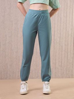 Technosport - Blue Solid Slim Fit Joggers