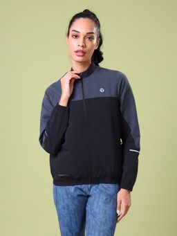 Technosport - Grey Colorblock Slim Fit Jacket