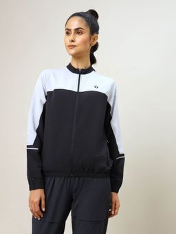 Technosport - Black Colorblock Slim Fit Jacket