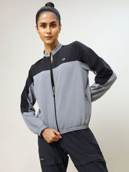 Technosport - Grey Colorblock Slim Fit Jacket