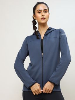 Technosport - Grey Solid Slim Fit Jacket