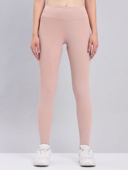 Technosport - Pink Solid Skinny Fit Tights