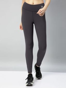 Technosport - Grey Solid Skinny Fit Tights