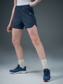 Technosport - Grey Solid Regular Fit Shorts