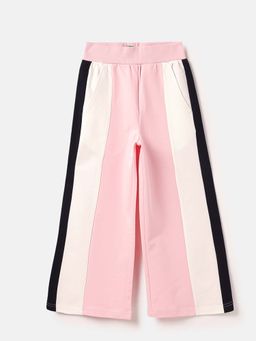 United Colors of Benetton - Girls Multi-Color Regular Fit Colorblock Track Pant