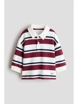 H&M - Boys White Cotton Rugby Shirt