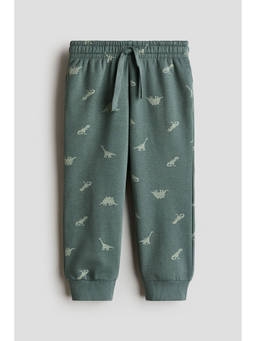 H&M - Boys Turquoise Brushed-Inside Joggers
