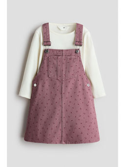 H&M - Girls White 2-Piece Cotton Set