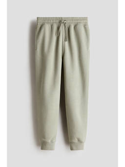 H&M - Boys Green Brushed-Inside Joggers
