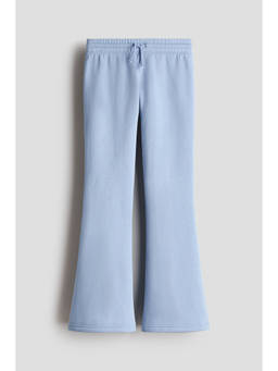 H&M - Girls Blue Flared Brushed-Inside Joggers