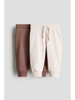 H&M - Boys Brown 2-Pack Joggers