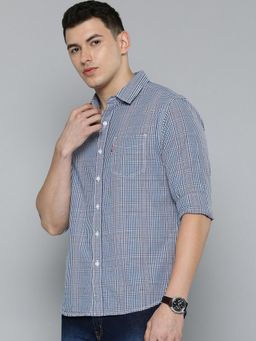 Levi's - Men Blue Collar Neck Shirt