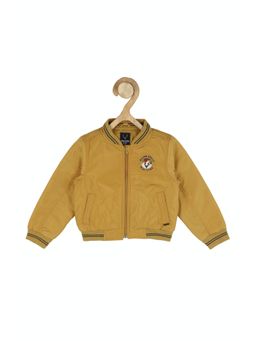 Allen Solly Junior - Boys Yellow Solid Regular Fit Jacket