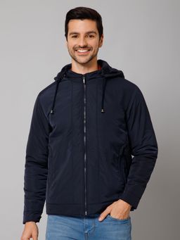 Cantabil - Men Navy Full Sleeve Jacket
