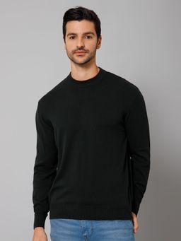 Cantabil - Men Green Full Sleeves Sweater