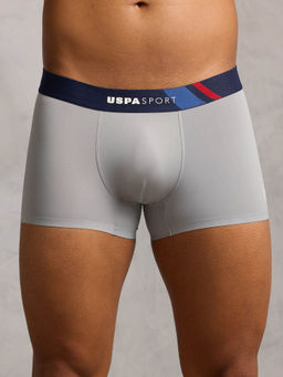 U.S. POLO ASSN. - Grey Micro Fibre High Stretch Trunk