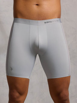 U.S. POLO ASSN. - Grey Micro Fibre Seamless Long Trunk