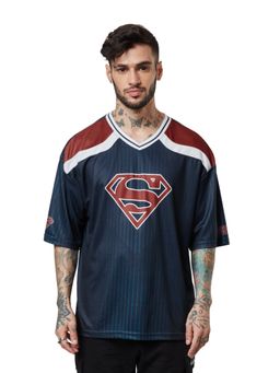 The Souled Store - Superman Logo Oversized Jerseys For Mens