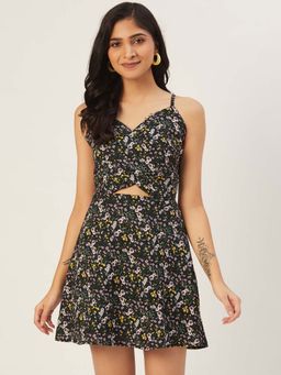 Dodo & Moa - Women Black Sleeveless Mini Dress