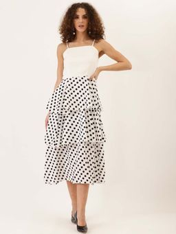 Dodo & Moa - Women White Sleeveless Midi Dress