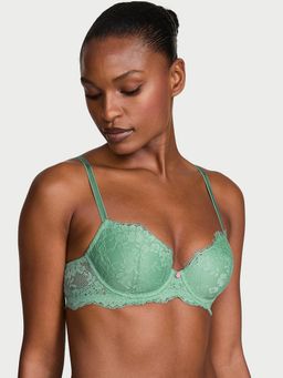 Victoria's Secret - Dream Angels Lace Lightly Lined Classic Coverage Demi Bra