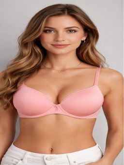 Mod & Shy - Women White Lightly Padded Long Line Bralette Bra