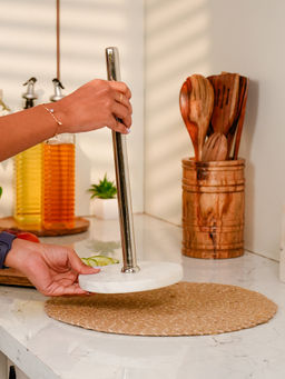 IREKA HOMES - White Mist Kitchen Tissue Holder
