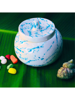 TheYUGO - White Apple Ceramic Jar