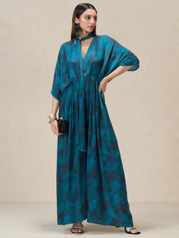Navyasa By Liva - Green Live Crepe Jumpsuit