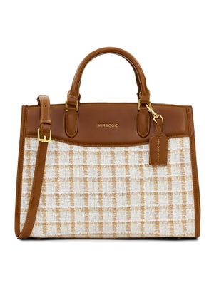 Minigonna in tweed, rosso bianco nero | Intrend