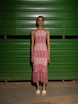 Meko Studio - Pink Athena Midi Dress