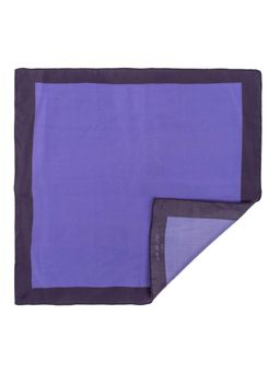 The Tie Hub - Purple Solid 100% Silk Pocket Square