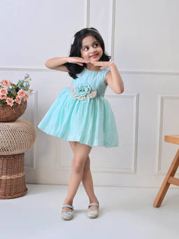 Blabber - Girls Blue Sequined Dress
