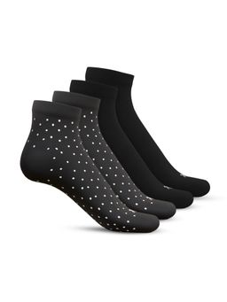 TalkingSox - Multi-Color Bamboo Ankle Length Socks Soft Seamless Socks (Pack of 4)