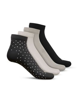 TalkingSox - Multi-Color Bamboo Ankle Length Socks Soft Seamless Socks (Pack of 4)