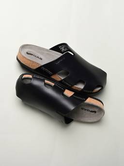 GAS - Men Sballo Black Sandals