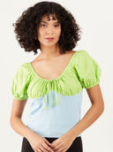 Green color option, Sold out, Currently selected