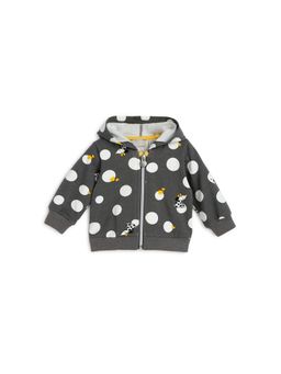 Chicco - Girls Dark Grey Printed Hoodie