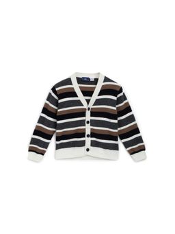 Chicco - Boys Multi-Color Striped Cardigan
