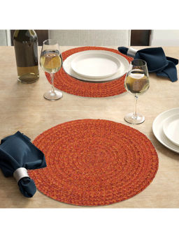 THE HOME TALK - Jute Braided Placemats Side Table Mats