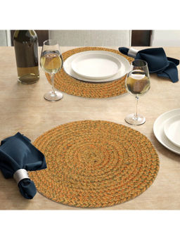 THE HOME TALK - Jute Braided Placemats Side Table Mats