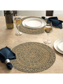 THE HOME TALK - Jute Braided Placemats Side Table Mats