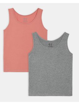 Sillysally - Girls Multicolor Vests (Pack of 2)