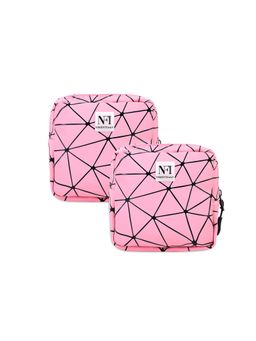 NFI Essentials - Pack of 2 PU Diamond Print Women Portable Sanitary Napkin Pouch