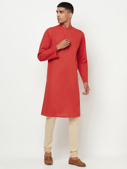 Fabindia - Cotton Nagari Lucknavi Long Kurta