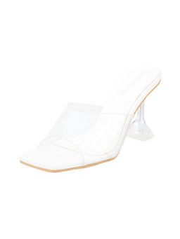 SHUZ TOUCH - Solid White Heels