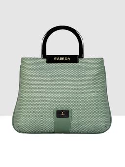 ESBEDA - Green Color Woven Mini Texture Handbag for Women