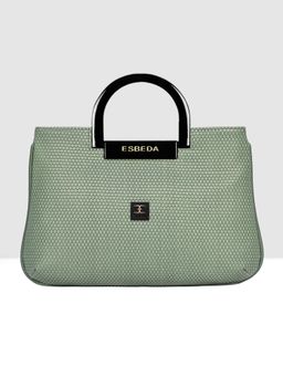 ESBEDA - Green Color Woven Mini Texture Handbag for Women